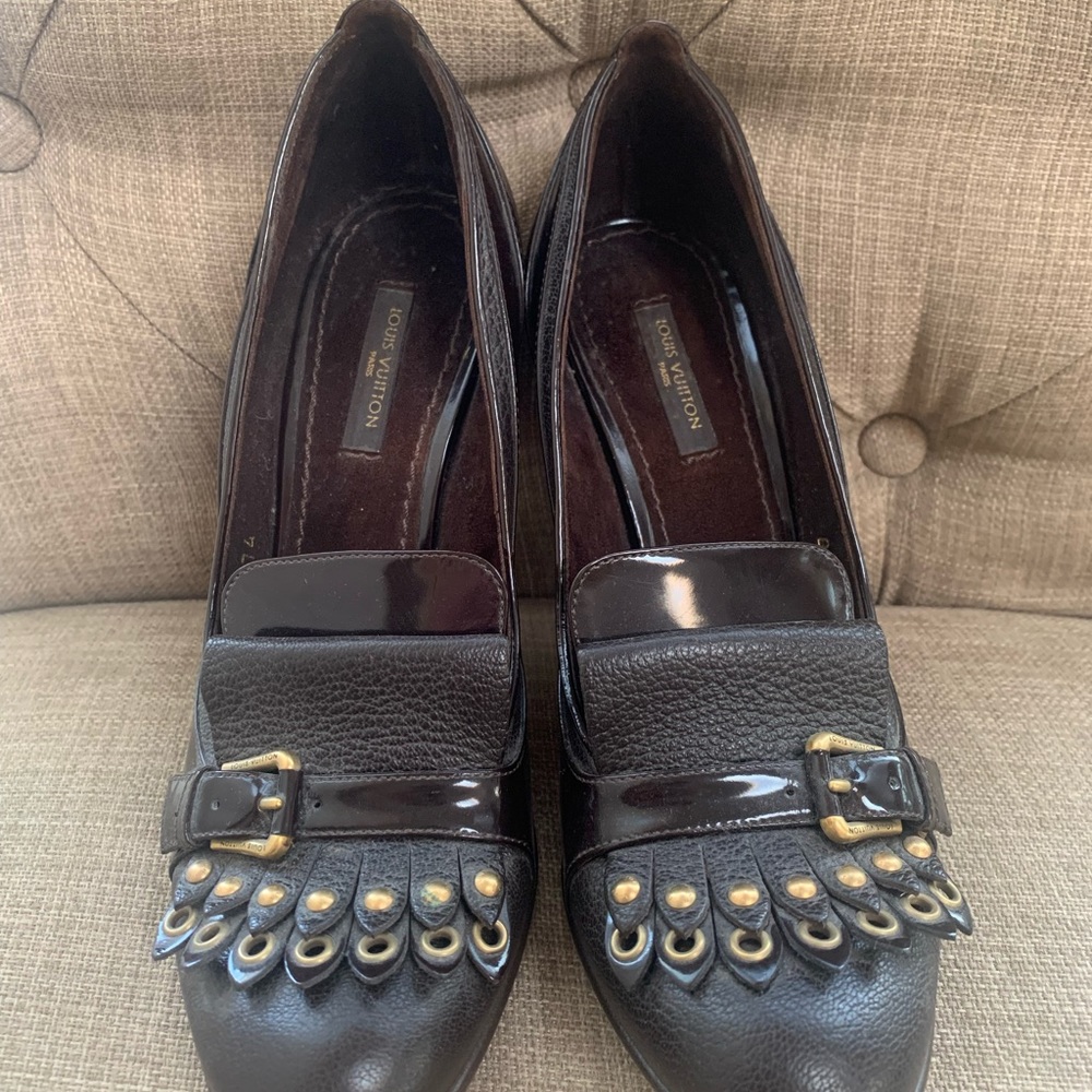 Louis Vuitton Balmoral Brogue Pumps